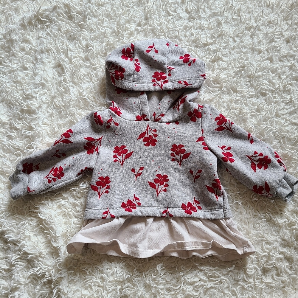 Floral Hoodie for Baby Girl